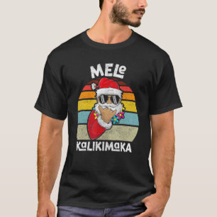 Christmas Mele Kalikimaka Boy Apparel Shaka Santa T-Shirt