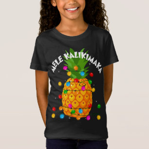 Christmas Mele Kalikimaka Pineapple Lover Hawaii X T-Shirt