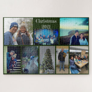 Christmas Memories Eight Photo Collage 1014pc Jigs Jigsaw Puzzle