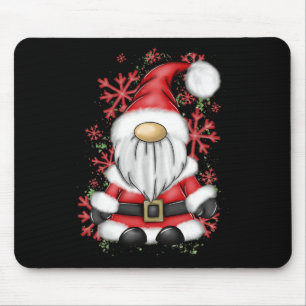 Christmas Men Mr Claus Santa Gnome Christmas Paja Mouse Pad
