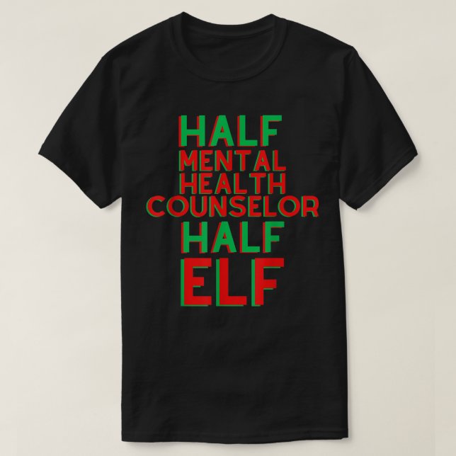 Christmas Mental Health Counsellor Shirt (Design Front)