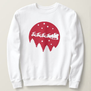 christmas,merry and bright,merry,modern,retro typo sweatshirt
