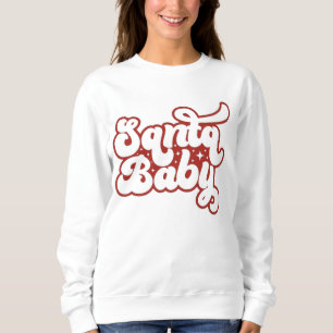 christmas,merry and bright,merry,modern,retro typo sweatshirt