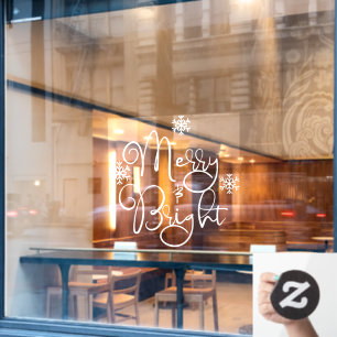 Christmas Merry & Bright Snowflake Shop