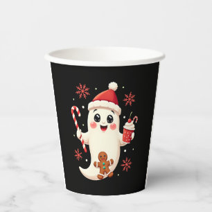 Christmas Merry Christmas For Gift Christmas Ghost Paper Cups