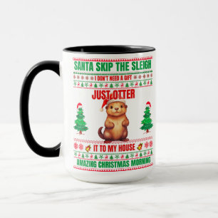 Christmas Merry Christmas For Gift Christmas Otter Mug