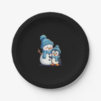 Christmas Merry Christmas For Gift Penguin Snowman