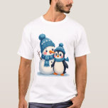 Christmas Merry Christmas For Gift Penguin Snowman T-Shirt<br><div class="desc">Christmas Merry Christmas For Gift Penguin Snowman</div>