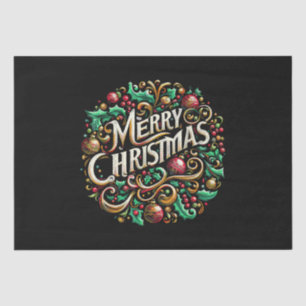 Christmas Merry Christmas Morning Holiday Cute Tissue Paper