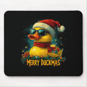 Christmas Merry Duckmas Funny Quackmas Pajama Duck Mouse Pad