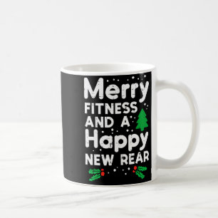 Christmas Merry Fitness Happy New Rear Xmas Workou Coffee Mug