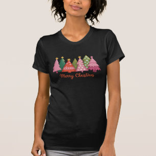 Christmas Merry Xmas Trees Holiday Preppy T-Shirt