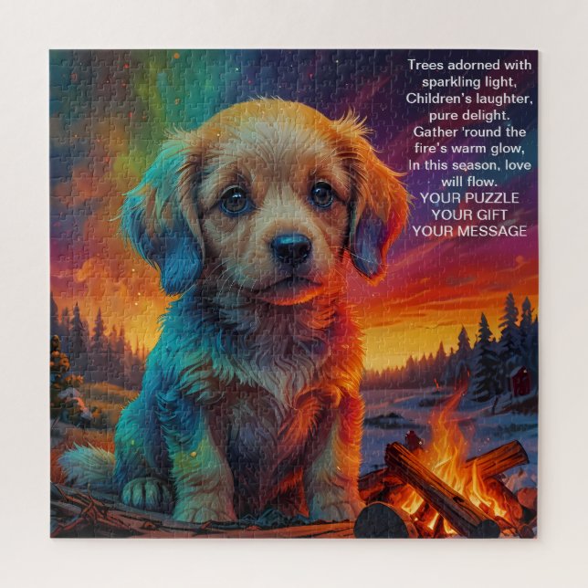 Christmas Message Joy Jigsaw Puzzle (Vertical)