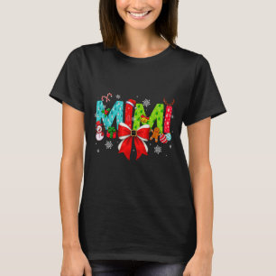 Christmas Mimi Coquette Bow Mimi Christmas  T-Shirt