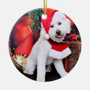 Christmas - Mini Doodle - Winston Ceramic Tree Decoration
