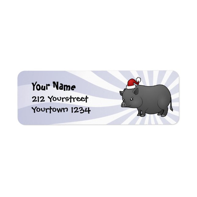 Christmas Miniature Pig (Front)
