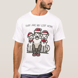 Christmas minimalist pet family last hope T-Shirt