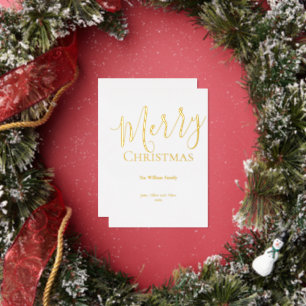 Christmas Minimalistic Elegant Gold