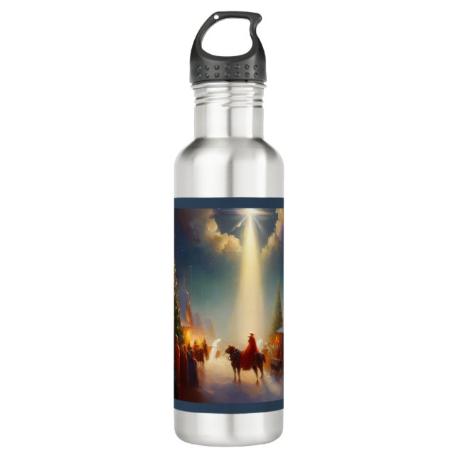 Christmas Miracle 4 710 Ml Water Bottle (Front)