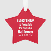 Christmas Miracle Bible Verse Christian Faith Red