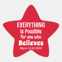 Christmas Miracle Bible Verse Christian Faith Red