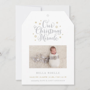 Christmas Miracle Holiday Photo Card