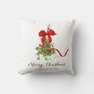 Christmas Mistletoe Cushion