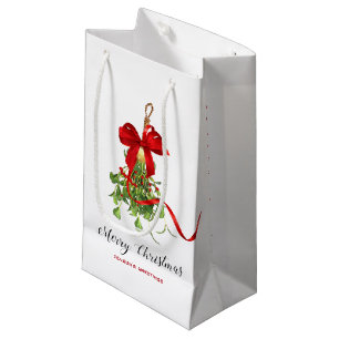 Christmas Mistletoe Small Gift Bag