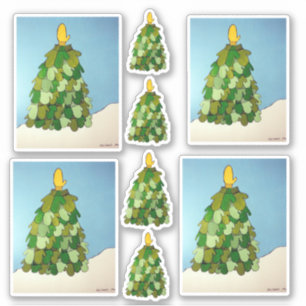 Christmas Mitten Tree