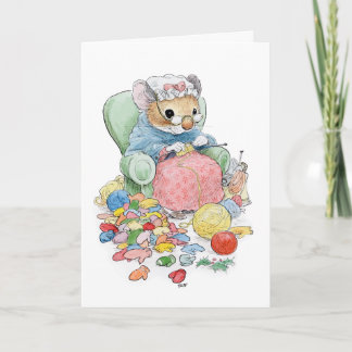 Christmas Mittens Mouse Card