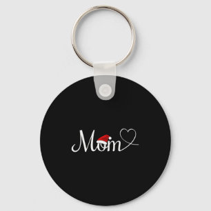 Christmas Mom Cute Mom Christmas Key Ring