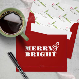 Christmas Money Envelopes Red