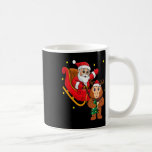 Christmas Monkey Santa Riding Funny Monkey Pajama  Coffee Mug<br><div class="desc">Christmas Monkey Santa Riding Funny Monkey Pajama Animals</div>