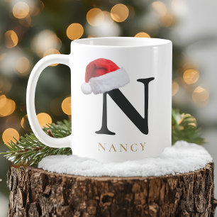 Christmas Monogram Mug
