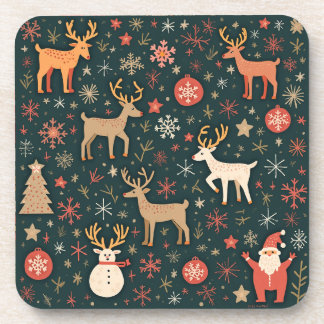 Christmas mood cushion coaster