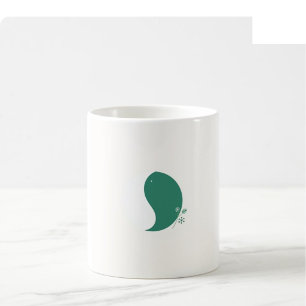 Christmas Moon Phase Mug - White & Green