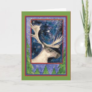 Christmas Moose Holiday Card