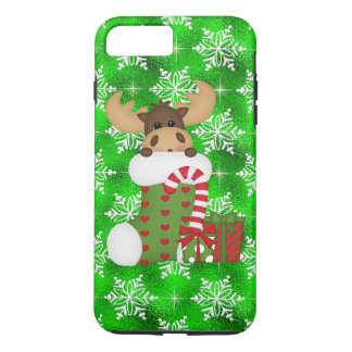Christmas Moose iPhone 7 plus tough case