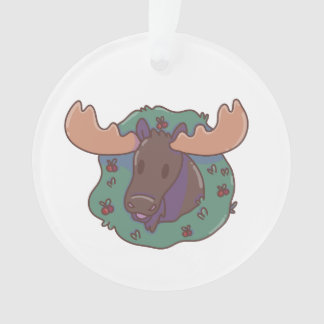 Christmas Moose Ornament