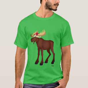 Christmas Moose - T-shirt