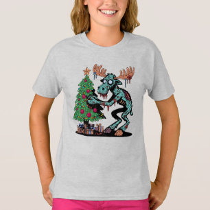 Christmas Moose Zombie T-Shirt