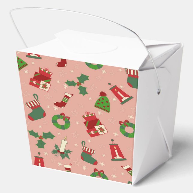 Christmas Morning  Favour Box (Back)