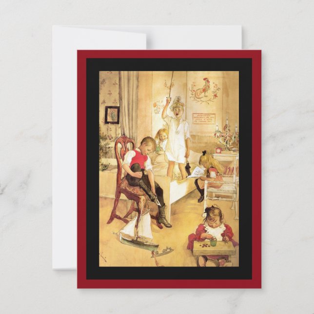 Christmas Morning Holiday Card (Front)