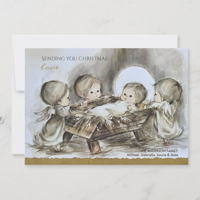 Christmas Morning Holiday Card (Front)