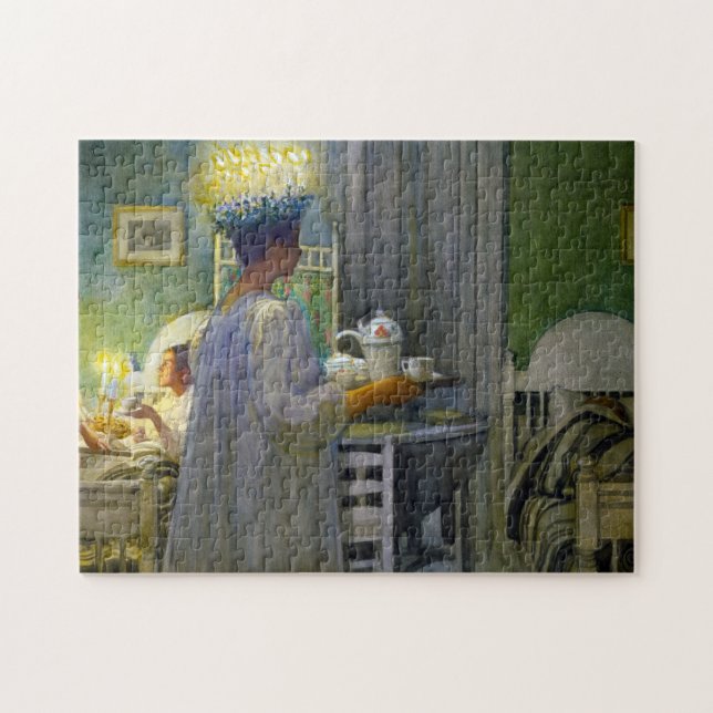 Christmas Morning, The Feast of Saint Lucy Jigsaw Puzzle (Horizontal)
