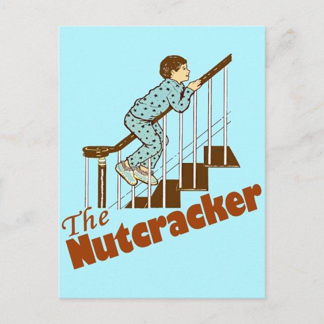 Christmas Morning The Nutcracker Holiday Postcard (Front)