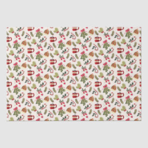 Christmas Morning with Cocoa and Marshmallows Tissue Paper