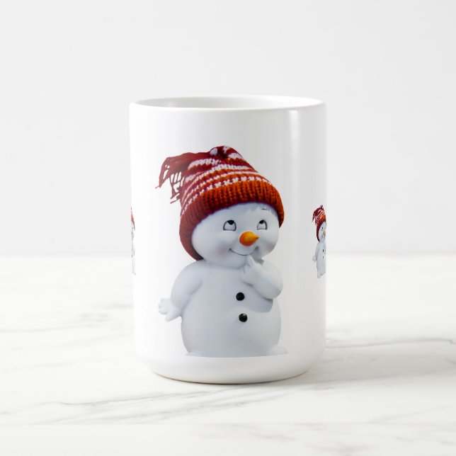 Christmas Morphing Mug/Snowman Magic Mug (Center)