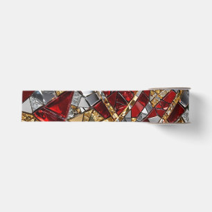 Christmas Mosaic Awareness Ribbon  Grosgrain Ribbon