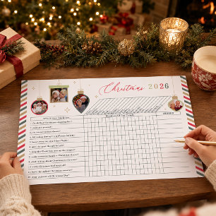 Christmas Most Likely To Family Party Game Poster